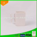 white square mug porcelain